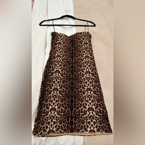 Leopard print dress size M